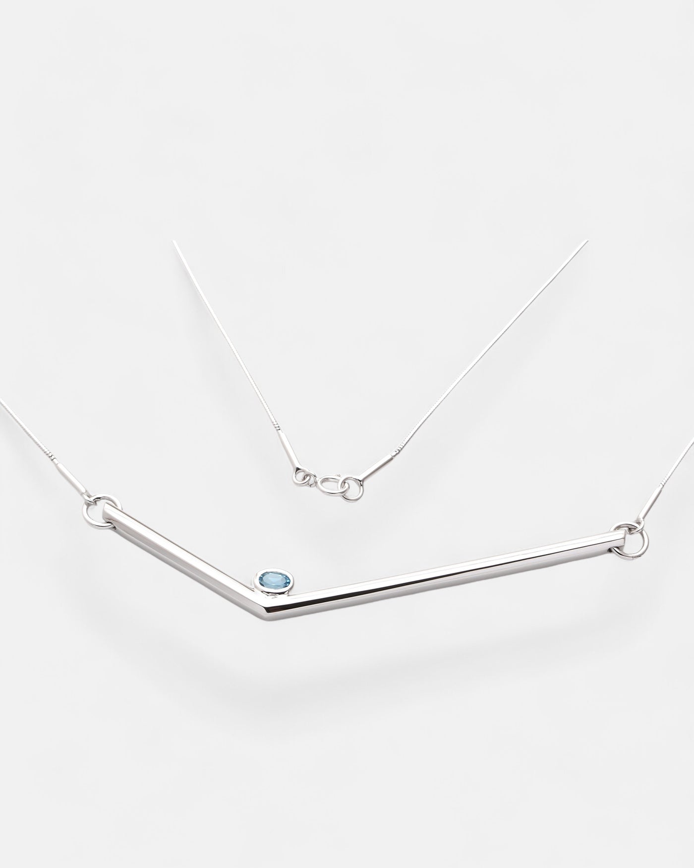 Transforming Necklace Topaz Silver