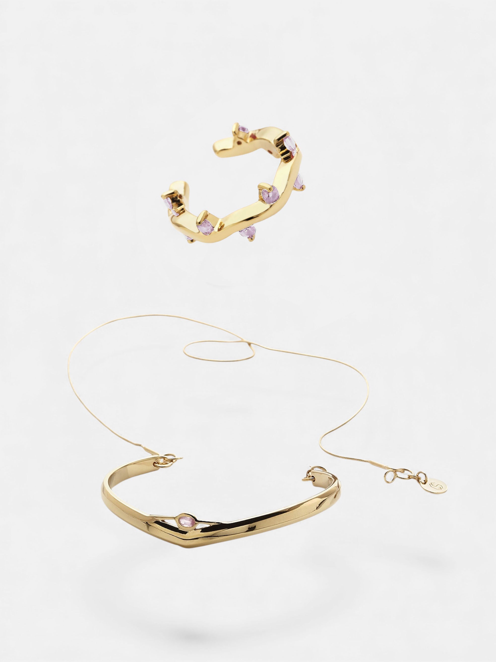 Rose Quartz jewellery-set - Self-love