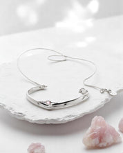 Unlimited Love Armreif Rosenquarz Silber
