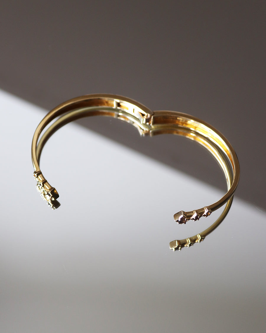 Visionary Bangle Smoky Quartz Gold