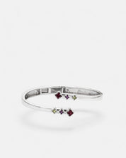 Visionary Bangle Silver Rhodolite