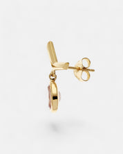 Visionary Earrings Rose Quartz Gold
