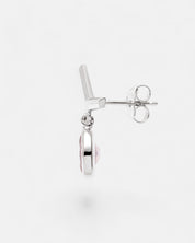 Visionary Ohrstecker Rosenquarz Silber