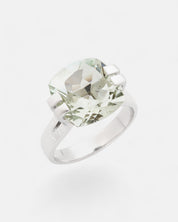 My Brilliant Ring green amethyst silver