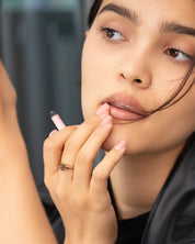 Intention Ring Smoky Quartz Gold - Stress Relief