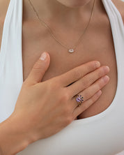 Intention Ring Amethyst - Konzentration Gold - Vorbestellung möglich