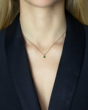 Creative Flow Set – Chromdiopsid Halskette & Earcuff für Inspiration & frische Ideen