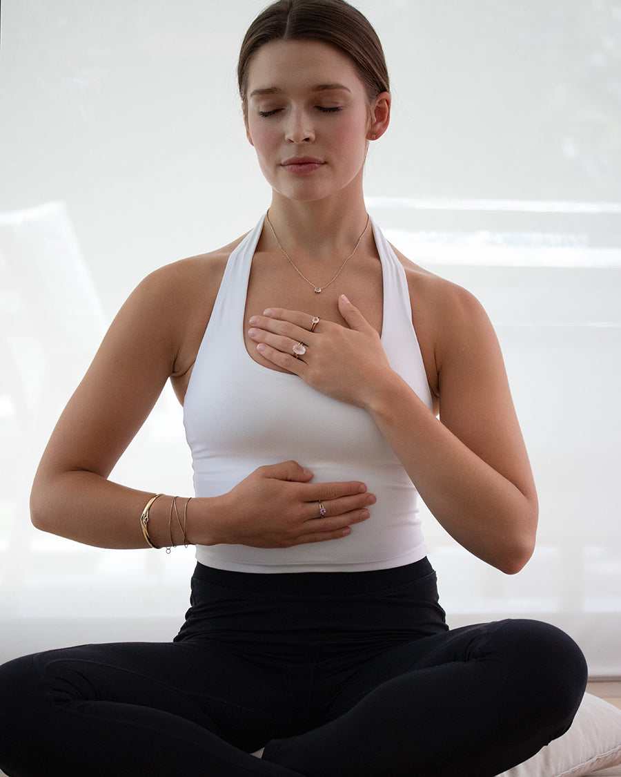 Golden Goddess Ring Set – Self-love &amp; inner strength in warm energy