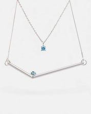 Transforming Topaz Halsketten-Set – Klarheit & Kommunikation im Duo