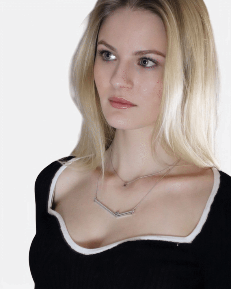 Transforming Necklace Topaz Silver