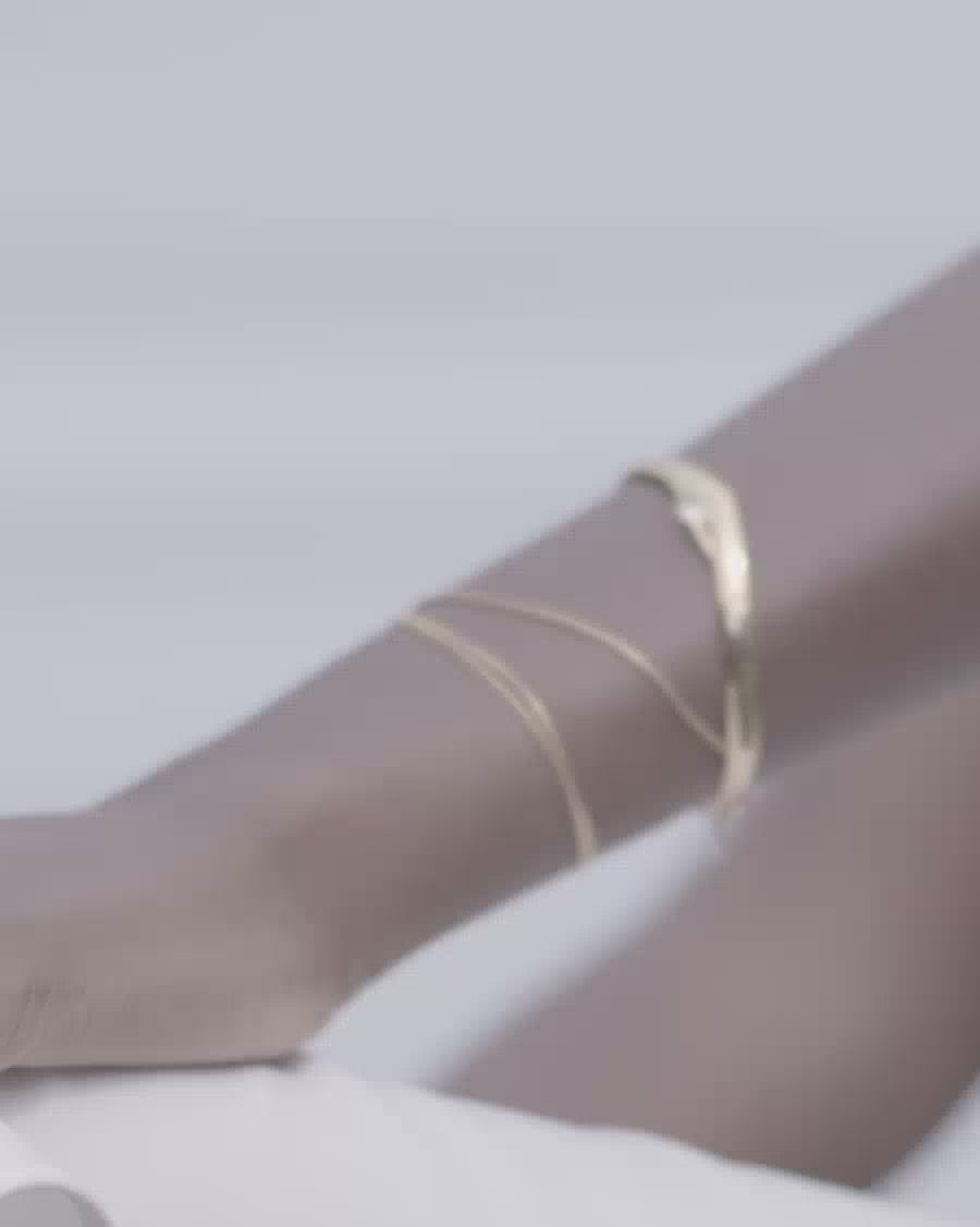 Unlimited Love Bangle Rose Quartz Gold