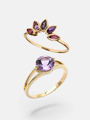 Amethyst Ring-Set – Focus