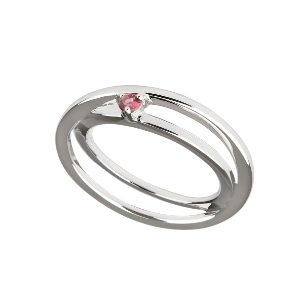 Charming Self-Love - Ring Turmalin (pink) Silber