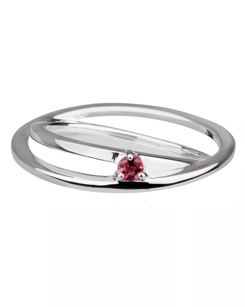 Charming Self-Love - Ring Rhodolith (pink) Silber