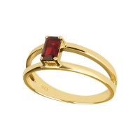 Charming Imaginative - Ring Granat (rot) Gold